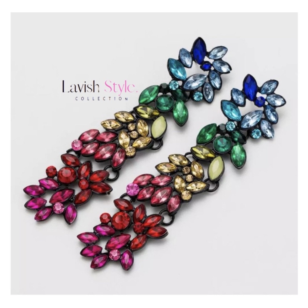 Rainbow Drop Earrings